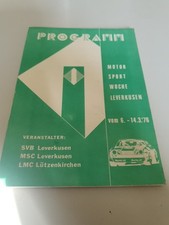 Programmheft motorsport leverk gebraucht kaufen  Freiberg