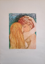 Carlo levi litografia usato  Roma