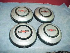 Chevy C-10 1967-1968 Truck 10.5" Dog Dish Bowl Hubcap SET Silver Slum NUB Caps comprar usado Chevy C-10 1967-1968 Truck 10.5" Dog Dish Bowl Hubcap SET Silver Slum NUB Caps comprar usado  Enviando para Brazil
