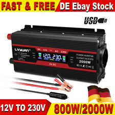 800w spannungswandler 12v gebraucht kaufen  Bremen