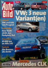 3) Auto Bild 46/1996 - Opel Vectra CD 2.0 DI 16V m - Peugeot 406 STDT mit 90PS b comprar usado  Enviando para Brazil