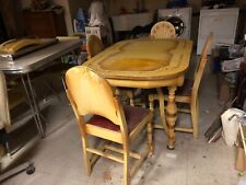 chairs dining 5 solid oak for sale  Whitmore Lake