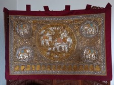 Wandbehang indien elefanten gebraucht kaufen  Berlin