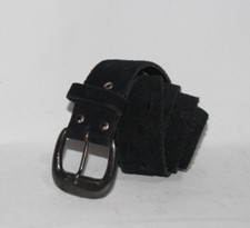 Suede belt black for sale  COATBRIDGE