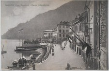 Cartolina cannobio piazza usato  Torino