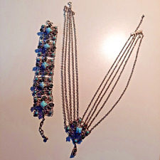 Dirndlschmuck vintage blaue gebraucht kaufen  Köln
