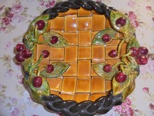 Ceramique corbeille cerises d'occasion  Mens