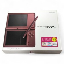 Console de jogos Nintendo DSi LL XL carregador stylus com caixa vinho tinto NTSC-J testado #440, usado comprar usado  Enviando para Brazil