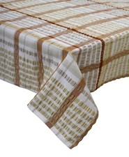 Cotton seersucker tablecloth for sale  DAVENTRY