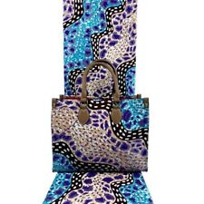 African fabric handbag usato  Piacenza