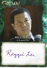 Grimm Temporada DOIS 2 2015 Autógrafo RLA Reggie Lee como Sargento Wu ROXO comprar usado  Enviando para Brazil
