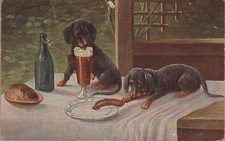 Vintage dackel dachshund d'occasion  Expédié en Belgium
