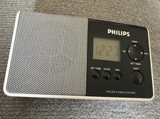 Usado, Rádio alarme AM/FM, Phillips Pocket.  Funcionando! Uma cópia do manual incluída comprar usado  Enviando para Brazil