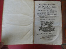 Institutiones theologicae usum d'occasion  Saint-Félix