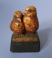 Kleine holzskulptur spatzen gebraucht kaufen  Kirchzarten