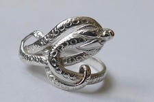 Ring schlange silber gebraucht kaufen  Maintal