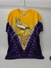 Camisa Minnesota Vikings Para Hombres Grande Amarilla/Púrpura Tie Dye Majestuoso Logo NFL , usado segunda mano  Embacar hacia Argentina