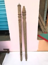 Antigo Vintage Antigo Pau-rosa Escada de Madeira Colunas Poste Cama Lateral Pilar Perna comprar usado  Enviando para Brazil