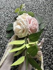 Pink cream faux for sale  NEWPORT