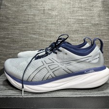 Tênis de corrida ASICS Gel Nimbus 25 - Masculino 14 de largura - Folha rocha azul índigo, usado comprar usado  Enviando para Brazil