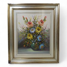 Quadro vaso fiori usato  Italia