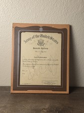 Exército dos Estados Unidos Descarga Honrosa Década de 1940 Amostra Cópia Vidro Vintage comprar usado  Enviando para Brazil