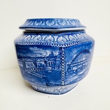 Antique blue maling for sale  LOUGHBOROUGH