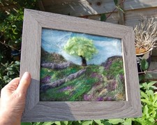 Framed needle felted for sale  WAKEFIELD
