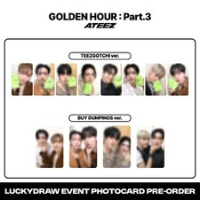 [Pré-venda] Cartão fotográfico ATEEZ 12º mini álbum Golden Hour parte 3 JumpUpEnt LuckyDraw comprar usado  Enviando para Brazil
