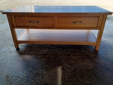 Solid oak coffee for sale  MERTHYR TYDFIL