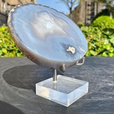 421G Natural, colorido, belos flocos de ágata, espécimes de pedras preciosas de cristal, usado comprar usado  Enviando para Brazil