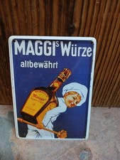 Blechschild mini maggi gebraucht kaufen  Emmerting
