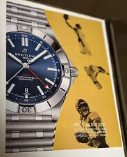 Breitling 1884 GMT cronômetro relógio cronógrafo impressão anúncio esporte anúncio #24516 comprar usado  Enviando para Brazil