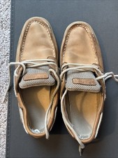 Sapatos de barco femininos Sperry Top Sider intrépidos, tamanho EUA 6M, couro bege, usado comprar usado  Enviando para Brazil