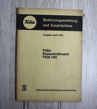 Riginal fella bedienungsanleit gebraucht kaufen  Zeiskam