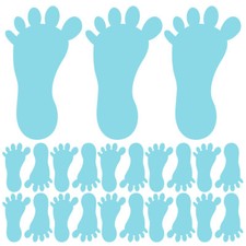 Calcomanía adhesiva de pared para pies pequeños de 24 piezas calcomanías para niños segunda mano  Embacar hacia Mexico