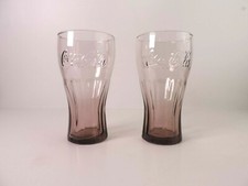 Copos ombre roxo ametista Coca-Cola 6" de altura conjunto de 2 comprar usado  Enviando para Brazil