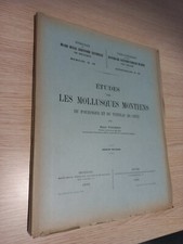 Etudes mollusques montiens d'occasion  Saint-Quentin