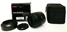 Sigma 19mm 2.8 for sale  GOOLE