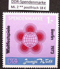 Ddr spendenmarke frankaturkraf gebraucht kaufen  Bielefeld