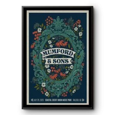 Pôster Mumford & Sons 29 de julho de 2025 Raleigh NC comprar usado  Enviando para Brazil