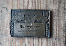 Vintage budweiser metal for sale  NORWICH