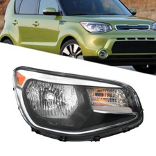 Usado, Farol para Kia Soul 2014 2015-2019 lado direito do passageiro halogênio cromado e preto comprar usado  Enviando para Brazil