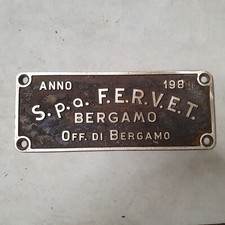Vecchia targa insegna usato  Pinerolo