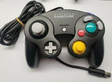 Controle oficial Nintendo preto Gamecube bastão apertado OEM limpo comprar usado  Enviando para Brazil
