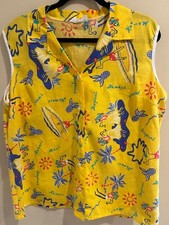 Vintage yellow hawaiian for sale  Skokie