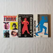 Information Society LOT Cassette Single Cassingle Think Walking NOT CD 12" Vinyl comprar usado  Enviando para Brazil