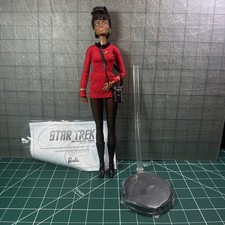 Boneca Barbie Star Trek colecionadora etiqueta preta tenente Uhura 2016 Mattel 50º completo comprar usado  Enviando para Brazil