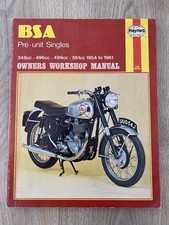 Haynes bsa pre for sale  BURTON-ON-TRENT