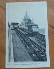 Cpa paris funiculaire d'occasion  Amiens-